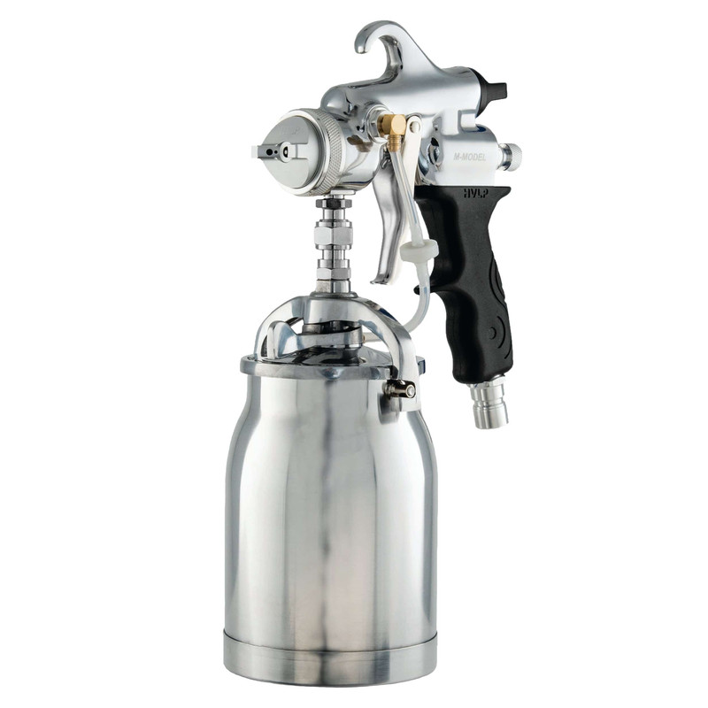 M-Model Bottom Feed Spray Gun - Black - 1.8mm